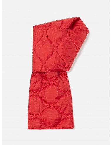 Taion by F/CE. Packable Down Scarf in Red Nylon Ripstop/Duck Down pas cher chine